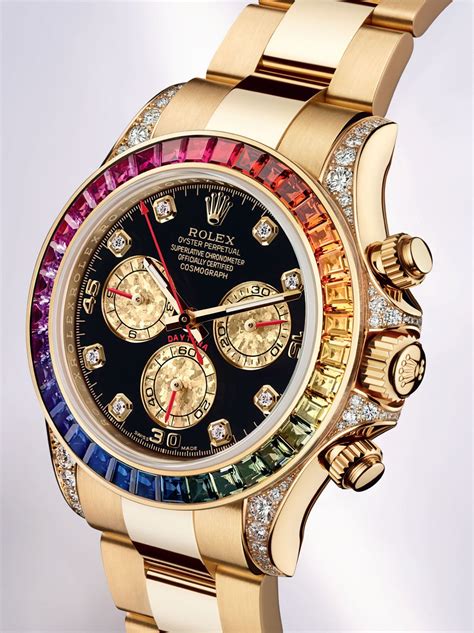 rolex femme rainbow|rolex daytona diamonds.